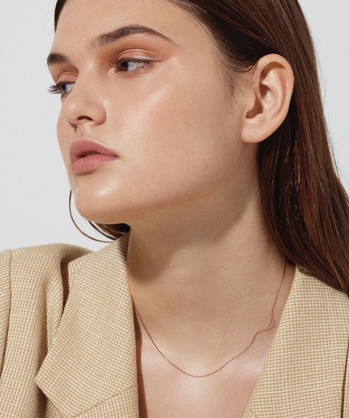 CENE（セネ）の「【CENE】セネ/ 0.6mmチェーンネックレス/39cm（ネックレス・レディース・ピンクゴールド/ゴールド/シルバー・FREE）」の9枚目の写真