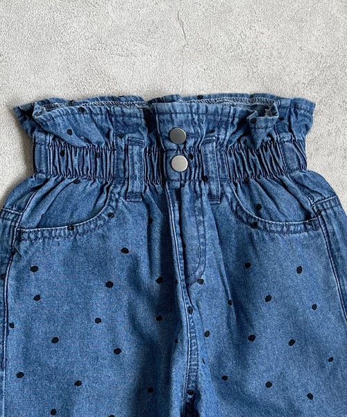 CALMIA（カルミア）の「デニムハートポケットパンツ/ミニドット（90～140cm）（その他パンツ・キッズ・ネイビー/ブルー・90/100/110/120/130/140）」の6枚目の写真