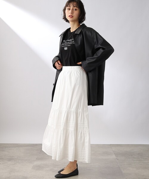 THE SHOP TK (ザ ショップ ティーケー )の「◆ラムレザーカーコート(ライダースジャケット・レディース・ブラック・11/12/13)」の12枚目の写真