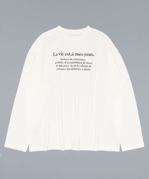 LOWRYS FARM(ローリーズファーム)の「プリントロゴTシャツ 295878(Tシャツ/カットソー・レディース・ホワイト/パープル/グレー/アイボリー/その他・FREE)」の7枚目の写真