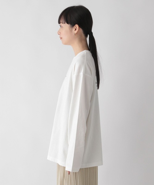 LOWRYS FARM(ローリーズファーム)の「プリントロゴTシャツ 295878(Tシャツ/カットソー・レディース・ホワイト/パープル/グレー/アイボリー/その他・FREE)」の18枚目の写真