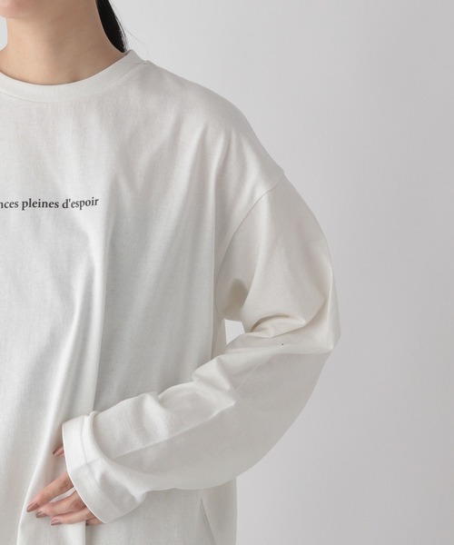 LOWRYS FARM(ローリーズファーム)の「プリントロゴTシャツ 295878(Tシャツ/カットソー・レディース・ホワイト/パープル/グレー/アイボリー/その他・FREE)」の13枚目の写真
