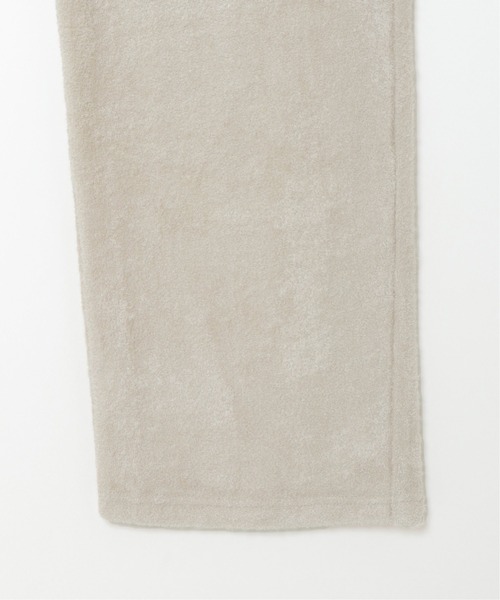 sleeping.com（スリーピングドットコム）の「オリジナルの香り付き素材 レディス・ゆるふわダブルパイルカットソーロングパンツ（ルームウェア/パジャマ・レディース・ネイビー/ベージュ/オリーブ・ﾌﾘ-）」の9枚目の写真