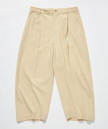 green label relaxing | 【WEB限定】＜kinokoさん × GLR or＞ タック ワイド スラックス(スラックス)