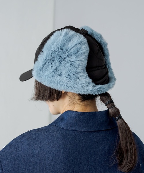 [未使用] SUMISTYLE イアパピヨネ　耳当てつきキャップ ear PAPILLONNER（イアパピヨネ）の「【SUM1 STYLE（スミ