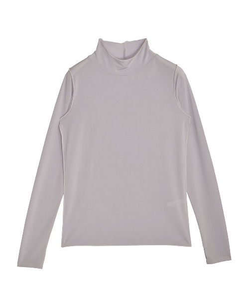 Ameri(アメリ)の「BASIC COMPACT CUT TOPS(Tシャツ/カットソー・レディース・ボルドー/ラベンダー/スミクロ・FREE)」の12枚目の写真