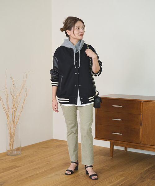 JOURNAL STANDARD（ジャーナルスタンダード）の「ウォッシャブルウールフード（ネックウォーマー/スヌード・レディース・ブラック/チャコールグレー/グリーン・FREE）」の13枚目の写真