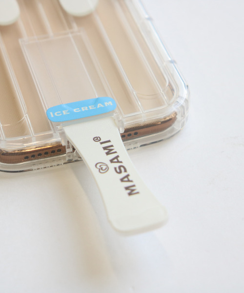 macaroni edge（マカロニエッジ）の「〈macaroni edge/マカロニエッジ〉アイスキャンディー棒 iPhoneケース (iphone11/12/12pro/13/13pro)（スマホケース/カバー・レディース・ホワイト/ブラウン・iPhone 11/iPhone 12 Pro/iPhone 13 Pro/iPhone 13/iPhone 12）」の9枚目の写真