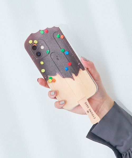 macaroni edge（マカロニエッジ）の「〈macaroni edge/マカロニエッジ〉アイスキャンディー棒 iPhoneケース (iphone11/12/12pro/13/13pro)（スマホケース/カバー・レディース・ホワイト/ブラウン・iPhone 11/iPhone 12 Pro/iPhone 13 Pro/iPhone 13/iPhone 12）」の12枚目の写真