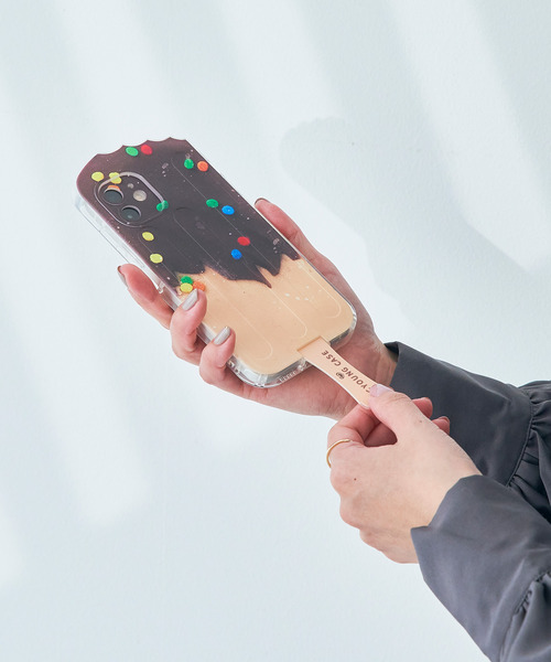 macaroni edge（マカロニエッジ）の「〈macaroni edge/マカロニエッジ〉アイスキャンディー棒 iPhoneケース (iphone11/12/12pro/13/13pro)（スマホケース/カバー・レディース・ホワイト/ブラウン・iPhone 11/iPhone 12 Pro/iPhone 13 Pro/iPhone 13/iPhone 12）」の11枚目の写真