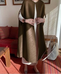 ポンチョデザインコート