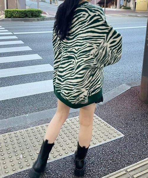 Heather(ヘザー)の「HOLiCジャガードニット 164331(ニット/セーター・レディース・ブラック系その他/グリーン系その他/ホワイト系その他・FREE)」の10枚目の写真