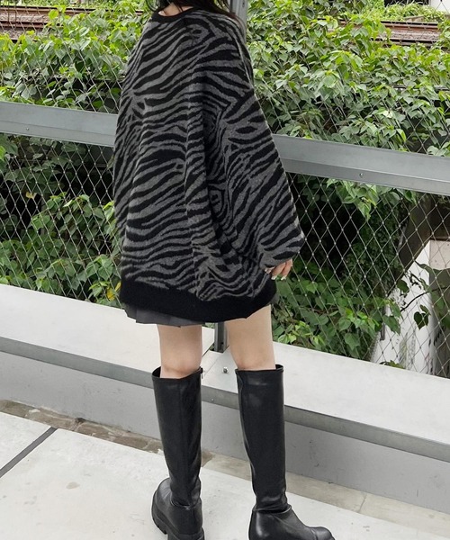 Heather(ヘザー)の「HOLiCジャガードニット 164331(ニット/セーター・レディース・ブラック系その他/グリーン系その他/ホワイト系その他・FREE)」の15枚目の写真