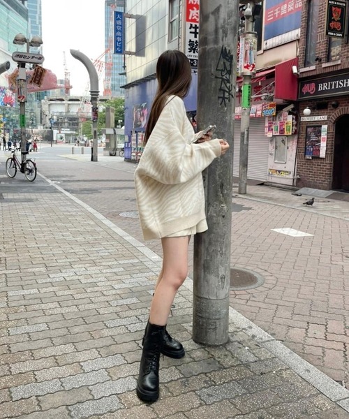 Heather(ヘザー)の「HOLiCジャガードニット 164331(ニット/セーター・レディース・ブラック系その他/グリーン系その他/ホワイト系その他・FREE)」の20枚目の写真