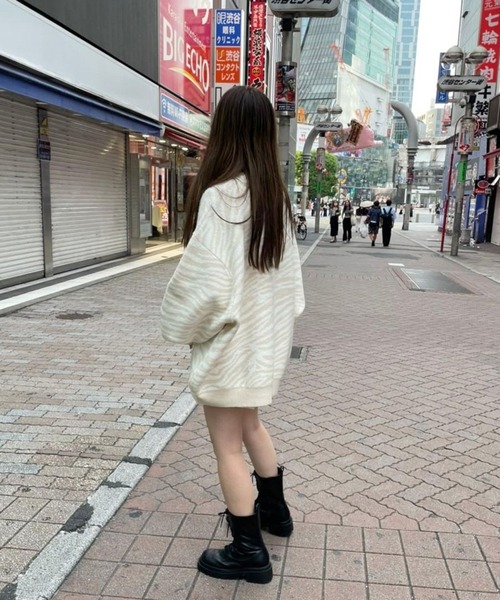 Heather(ヘザー)の「HOLiCジャガードニット 164331(ニット/セーター・レディース・ブラック系その他/グリーン系その他/ホワイト系その他・FREE)」の21枚目の写真