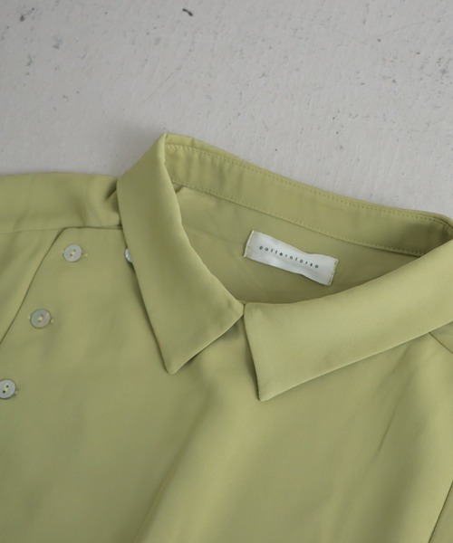 antiqua(アンティカ)の「長袖シャツ(シャツ/ブラウス・レディース・イエロー・FREE)」の4枚目の写真