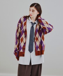 tk.TAKEO KIKUCHI | シャギーカラーニット アソートカーディガン(カーディガン/ボレロ)