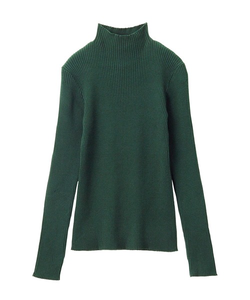 CHAN ME（チャンミ）の「ハイネックリブニット（ニット/セーター・レディース・ピンク/ブルー/ブラウン/ブラック/ベージュ/ライトグレー/アイボリー/ワイン/グリーン/ネイビー・X-LARGE/MEDIUM/LARGE/XX-LARGE）」の19枚目の写真