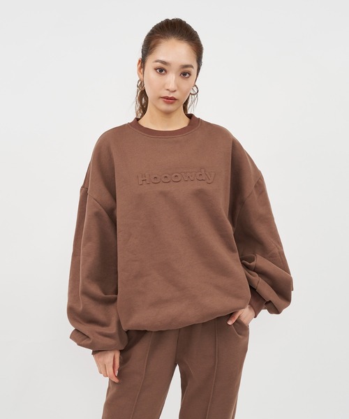 SPIRALGIRL（スパイラルガール）の「エンボスビッグスウェット