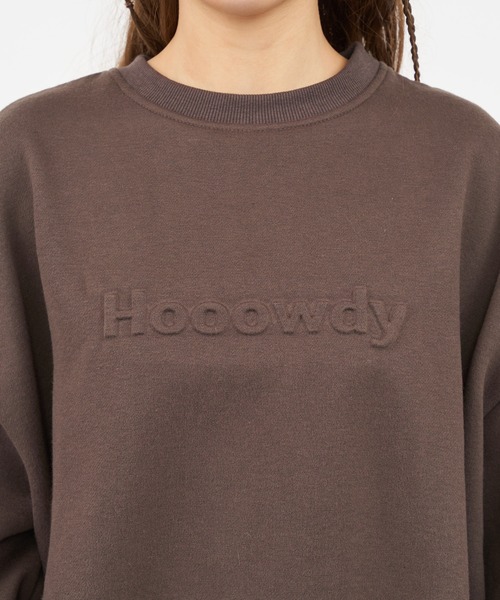 SPIRALGIRL（スパイラルガール）の「エンボスビッグスウェットセットアップ（ワンピース・レディース・ホワイト/ブラウン/グレー・FREE）」の20枚目の写真