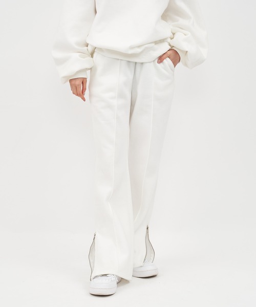 SPIRALGIRL（スパイラルガール）の「エンボスビッグスウェットセットアップ（ワンピース・レディース・ホワイト/ブラウン/グレー・FREE）」の13枚目の写真