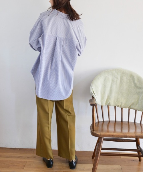 FREE'S MART（フリーズマート）の「[低身長サイズ/Sシリーズ]サイドベルトタックワイドパンツ（その他パンツ・レディース・イエロー/ベージュ/ブラック・MEDIUM/SMALL/X-SMALL）」の18枚目の写真