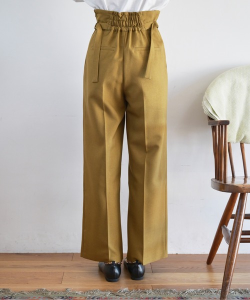 FREE'S MART（フリーズマート）の「[低身長サイズ/Sシリーズ]サイドベルトタックワイドパンツ（その他パンツ・レディース・イエロー/ベージュ/ブラック・MEDIUM/SMALL/X-SMALL）」の21枚目の写真