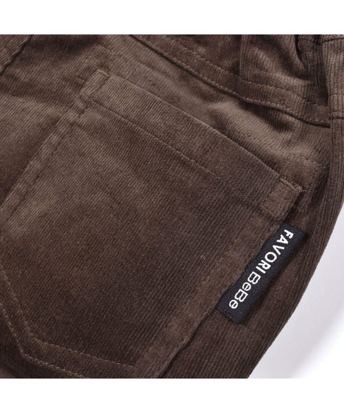 BeBe(ベベ)の「BeBe/コールテンストレッチパンツ(90~150cm)(その他パンツ・キッズ・エンジ/ブラウン・120/110/100/140/90/150/130)」の4枚目の写真