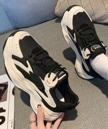 【OKUOKU　0909】配色　ダッドスニーカー　oku-shoes-162-64