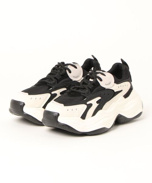 Burner（バーナー）の「【OKUOKU　0909】配色　ダッドスニーカー　oku-shoes-162-64（スニーカー・レディース・A/B・36/38/40）」の3枚目の写真