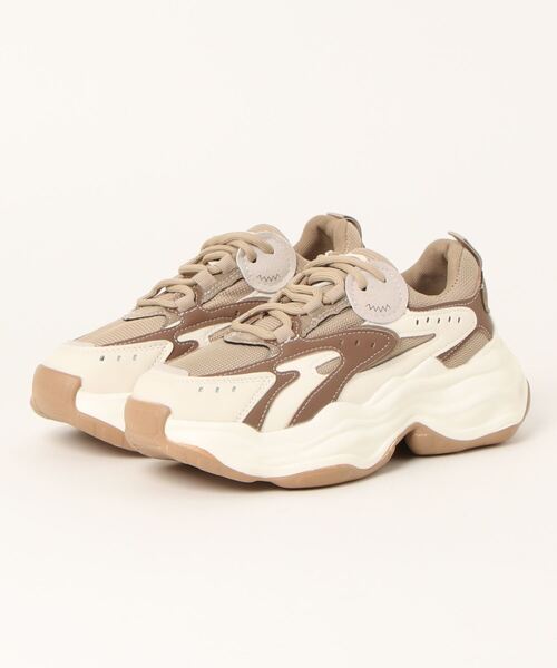 Burner（バーナー）の「【OKUOKU　0909】配色　ダッドスニーカー　oku-shoes-162-64（スニーカー・レディース・A/B・36/38/40）」の4枚目の写真