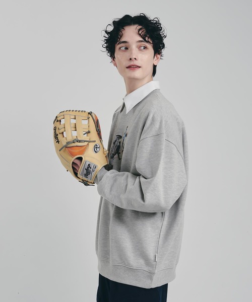 MUHET（ミュエータ）の「コラージュプリントスウェット（スウェット・レディース・杢グレー/ブラウン・MEDIUM/X-LARGE）」の11枚目の写真