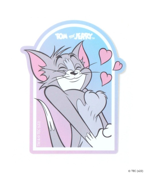 Tom＆Jerry（トムアンドジェリー）の「【公式】トムとジェリー　キャラクターステッカー（ステッカー/テープ・レディース・ブルー/パープル/ネイビー/コーラル/ミント/グリーン・FREE）」の5枚目の写真