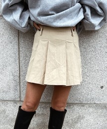 シンプルプリーツスカート