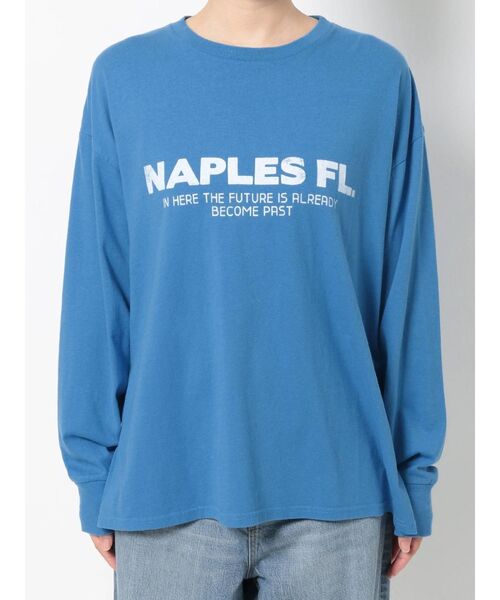 Ungrid(アングリッド)の「ロゴロングスリーブTee(Tシャツ/カットソー・レディース・オフホワイト/チャコールグレー/ブルー・FREE)」の19枚目の写真