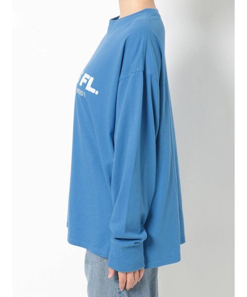 Ungrid(アングリッド)の「ロゴロングスリーブTee(Tシャツ/カットソー・レディース・オフホワイト/チャコールグレー/ブルー・FREE)」の20枚目の写真