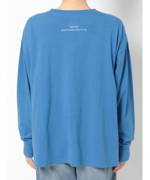 Ungrid(アングリッド)の「ロゴロングスリーブTee(Tシャツ/カットソー・レディース・オフホワイト/チャコールグレー/ブルー・FREE)」の21枚目の写真