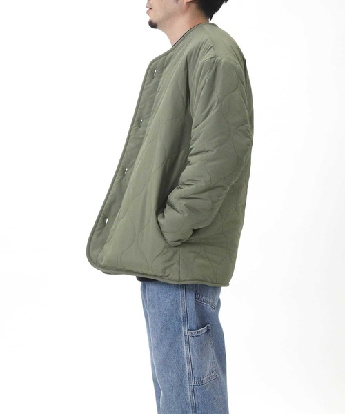 BACK NUMBER(バックナンバー)の「【BACK NUMBER】リバーシブルキルティング(ブルゾン・メンズ・オリーブ/ブラック・XL/M/L)」の5枚目の写真