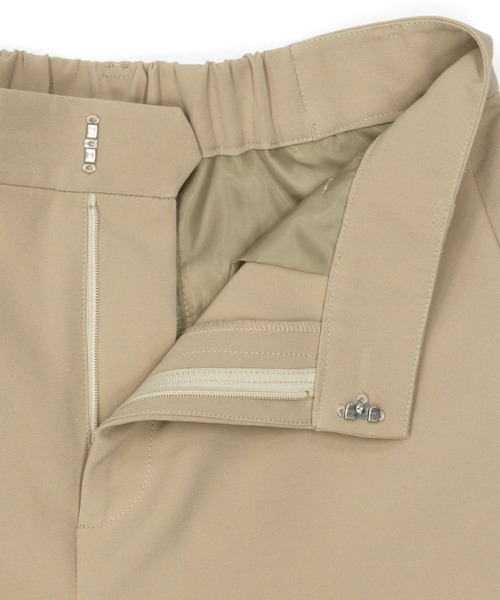TOKYO SHIRTS（トウキョウシャツ）の「ベーシックワイドパンツ（スラックス・レディース・ベージュ/ネイビー・M/L）」の8枚目の写真