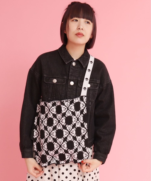 didizizi(ディディジジ)の「クマ ニットバッグ(ショルダーバッグ・レディース・ブラック・FREE)」の7枚目の写真