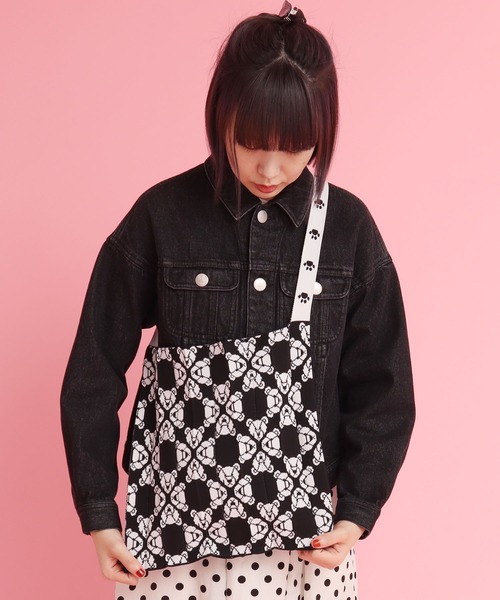 didizizi(ディディジジ)の「クマ ニットバッグ(ショルダーバッグ・レディース・ブラック・FREE)」の5枚目の写真