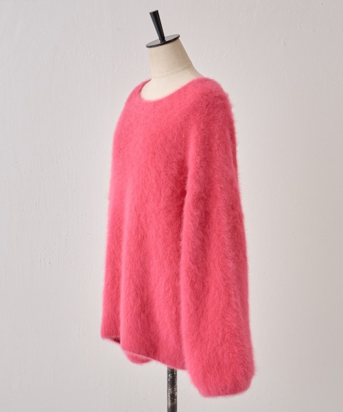 BEARDSLEY(ビアズリー)の「FOXプルオーバーニット(ニット/セーター・レディース・ピンク・FREE)」の3枚目の写真