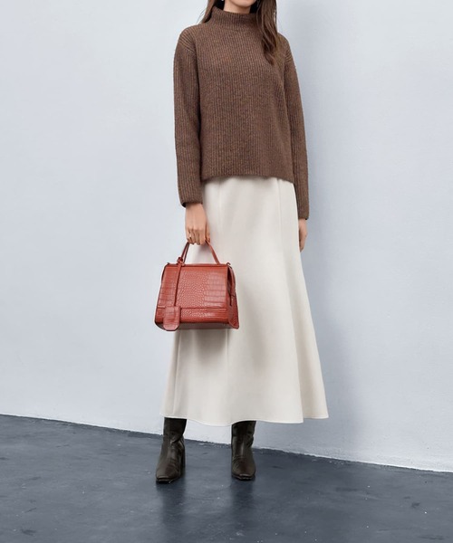 STYLE DELI(スタイルデリ)の「【Made in JAPAN】ロングマーメイドスカート(スカート・レディース・グレー/アイボリー・S1/S2/M2/M1)」の4枚目の写真