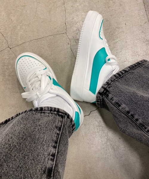 WEGO(ウィゴー)の「WEGO/ベーシックローカットスニーカー(スニーカー・レディース・ブルー系その他/その他1/オレンジ/ホワイト/ブラック・MEDIUM/LARGE)」の4枚目の写真