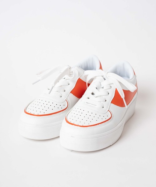 WEGO(ウィゴー)の「WEGO/ベーシックローカットスニーカー(スニーカー・レディース・ブルー系その他/その他1/オレンジ/ホワイト/ブラック・MEDIUM/LARGE)」の13枚目の写真