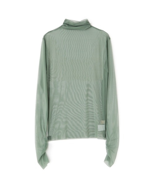 FREE'S MART（フリーズマート）の「◇シースルーハイネックカットソー（Tシャツ/カットソー・レディース・グリーン/ブラック/ホワイト・FREE）」の21枚目の写真