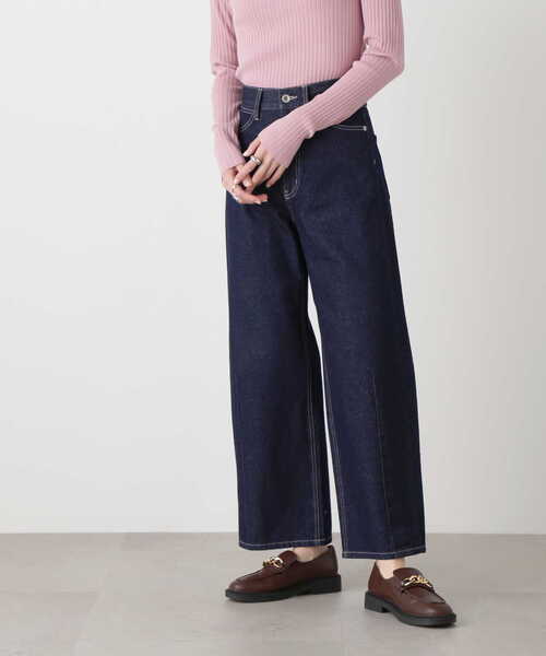 N.（N. Natural Beauty Basic）（エヌエヌナチュラルビューティーベーシック）の「【S Size Line】◆カーブデニムパンツ（デニムパンツ・レディース・ワンウォッシュ/インディゴブルー・SMALL/MEDIUM）」の19枚目の写真