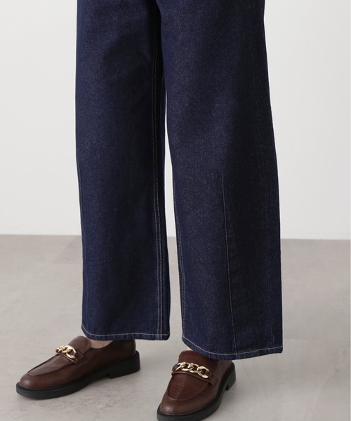 N.（N. Natural Beauty Basic）（エヌエヌナチュラルビューティーベーシック）の「【S Size Line】◆カーブデニムパンツ（デニムパンツ・レディース・ワンウォッシュ/インディゴブルー・SMALL/MEDIUM）」の14枚目の写真