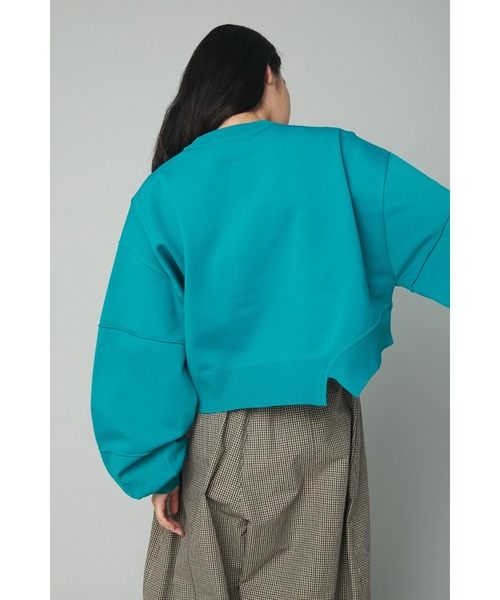 HeRIN.CYE（ヘリンドットサイ）の「Boy friend short tops (ボーイフレンド ショート トップス)（Tシャツ/カットソー・レディース・ブラック/ブルー/ダークオレンジ・FREE）」の15枚目の写真