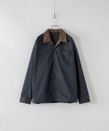 Slight luster open collar shirt - スライトラスターオープンカラーシャツ